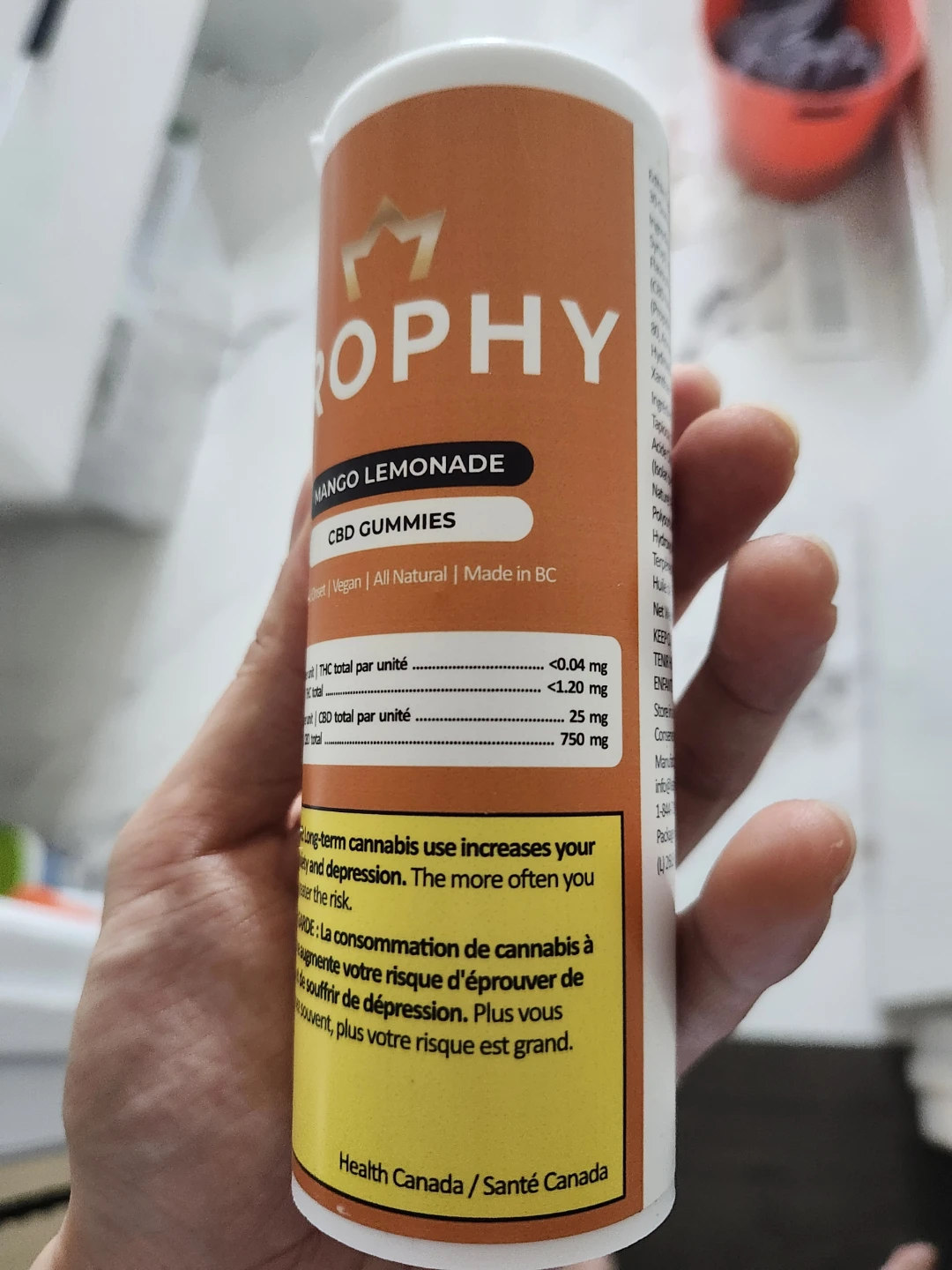 Trophy Mango Lemonade CBD Gummies