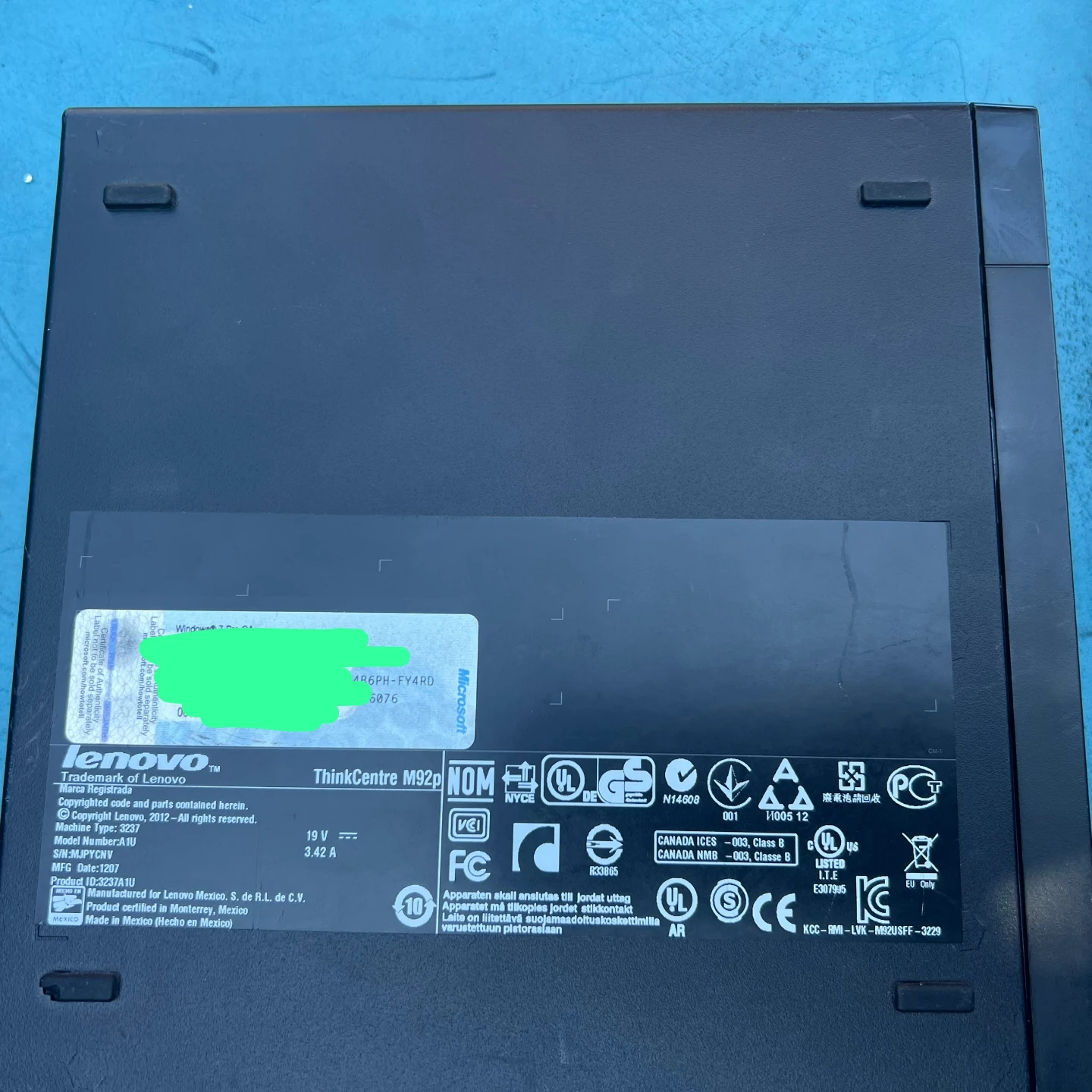 Lenovo ThinkCentre M92p Tiny ordinateur de bureau - photo 2