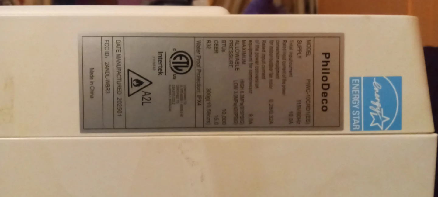 PhiloDeco window Air Conditioner - photo 2