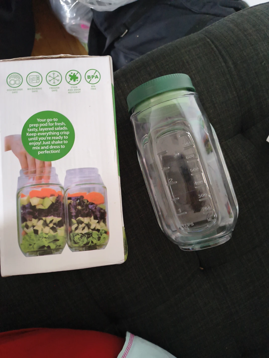 Mason Jar Salad Shaker - photo 2