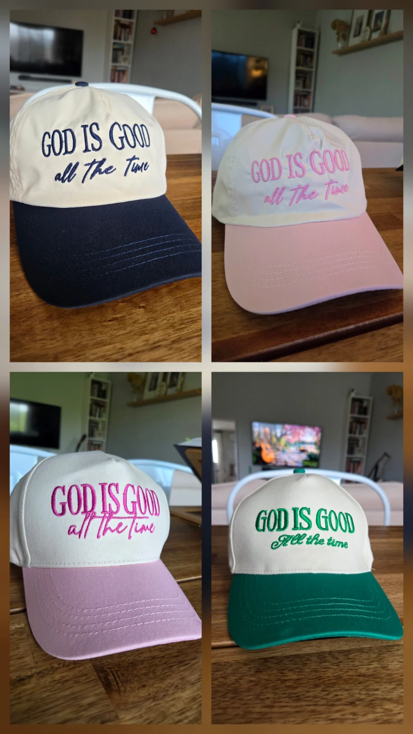 "God Is Good" Two-Tone Hat – Unisex *new