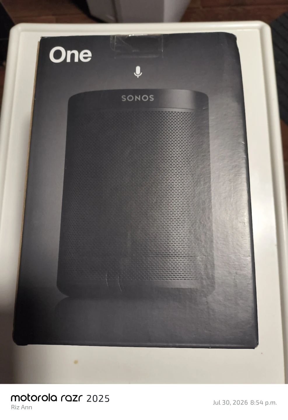Sonos One (Gen 2) Smart Speaker