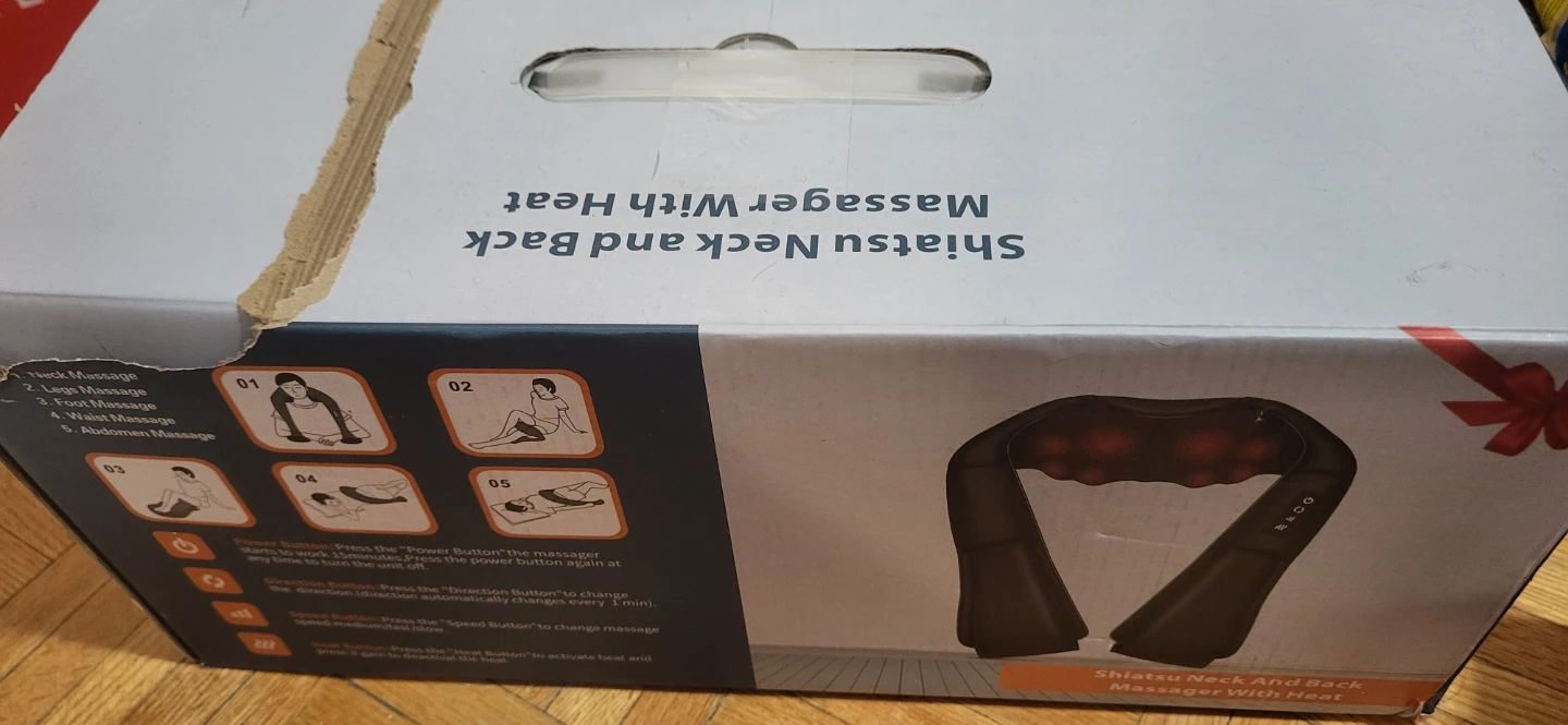 Shiatsu Neck and Back Massager with Heat - photo 2