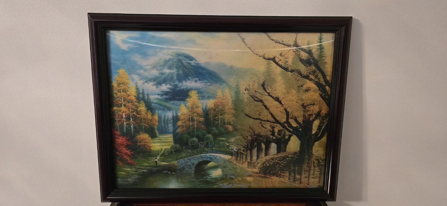 Vintage 90s Holographic "Changing Image" 3D Lenticular Art.