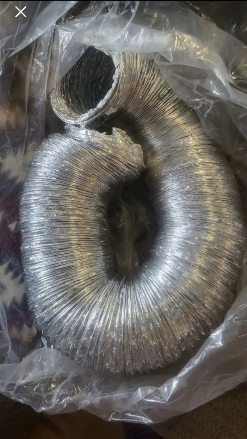 4-inch x 8 ft. Semi-Rigid Aluminum AC Duct - photo 2