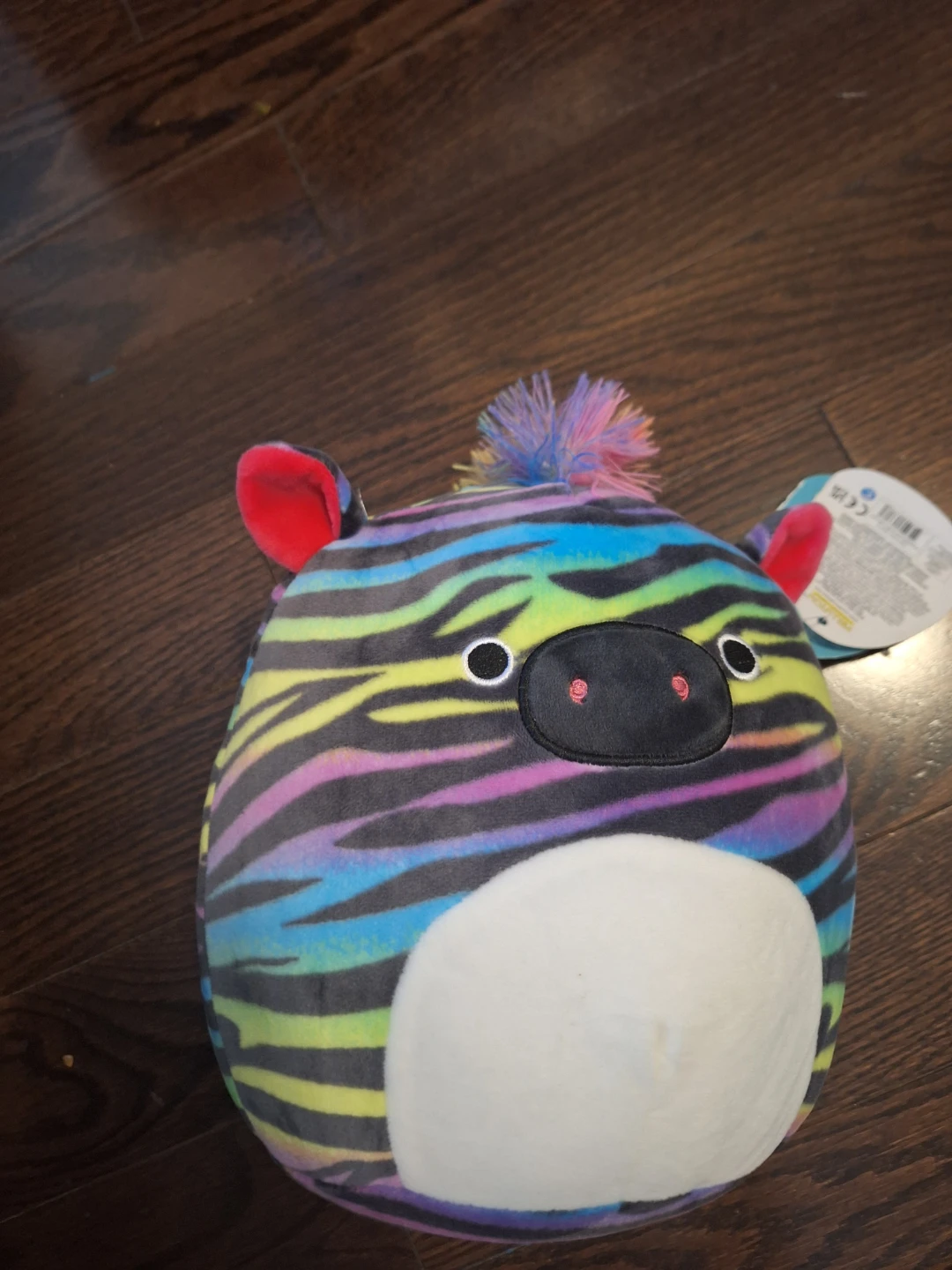 Squishmallows Safiyah Rainbow Zebra Plush Toy