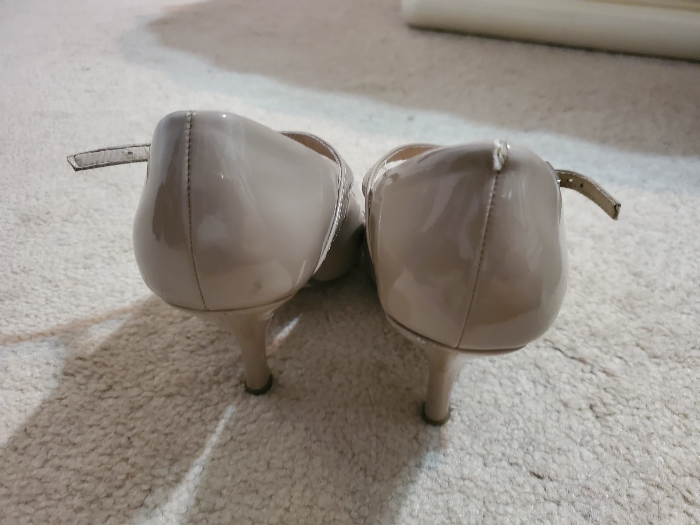 Nude Patent Mary Jane Heels - photo 2