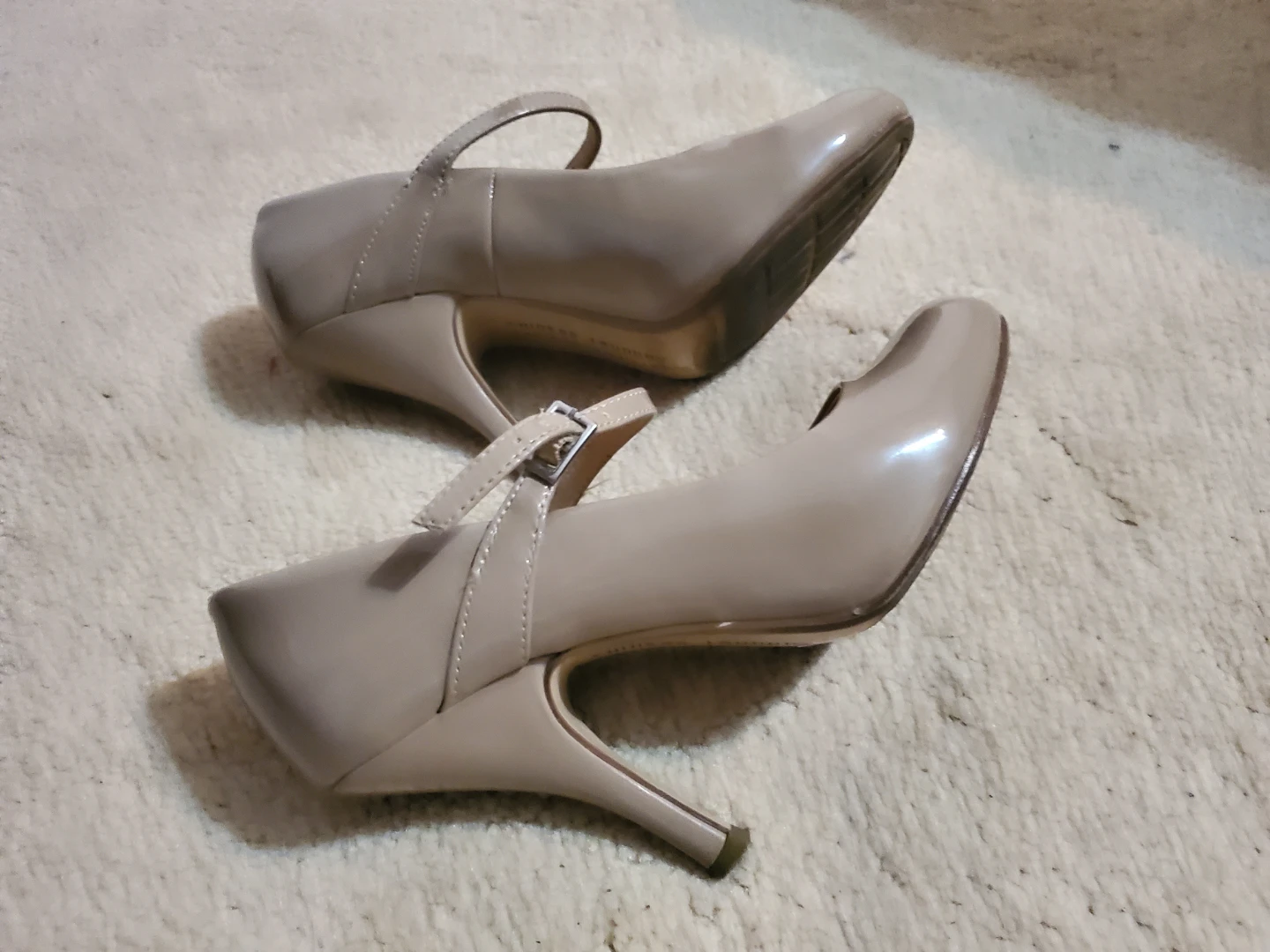 Nude Patent Mary Jane Heels - photo 4