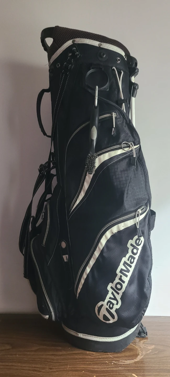 TaylorMade Micro Lite 3.0 Standing Golf Bag 3-way Black/White - photo 4