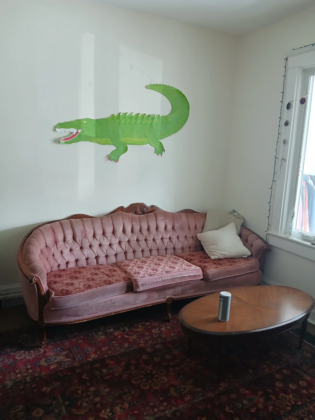 Vintage Tufted Sofa
