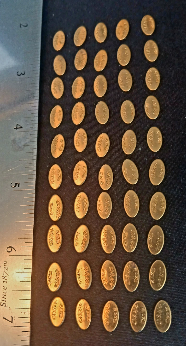 Set of 40 pc of  Oval Tags - photo 5