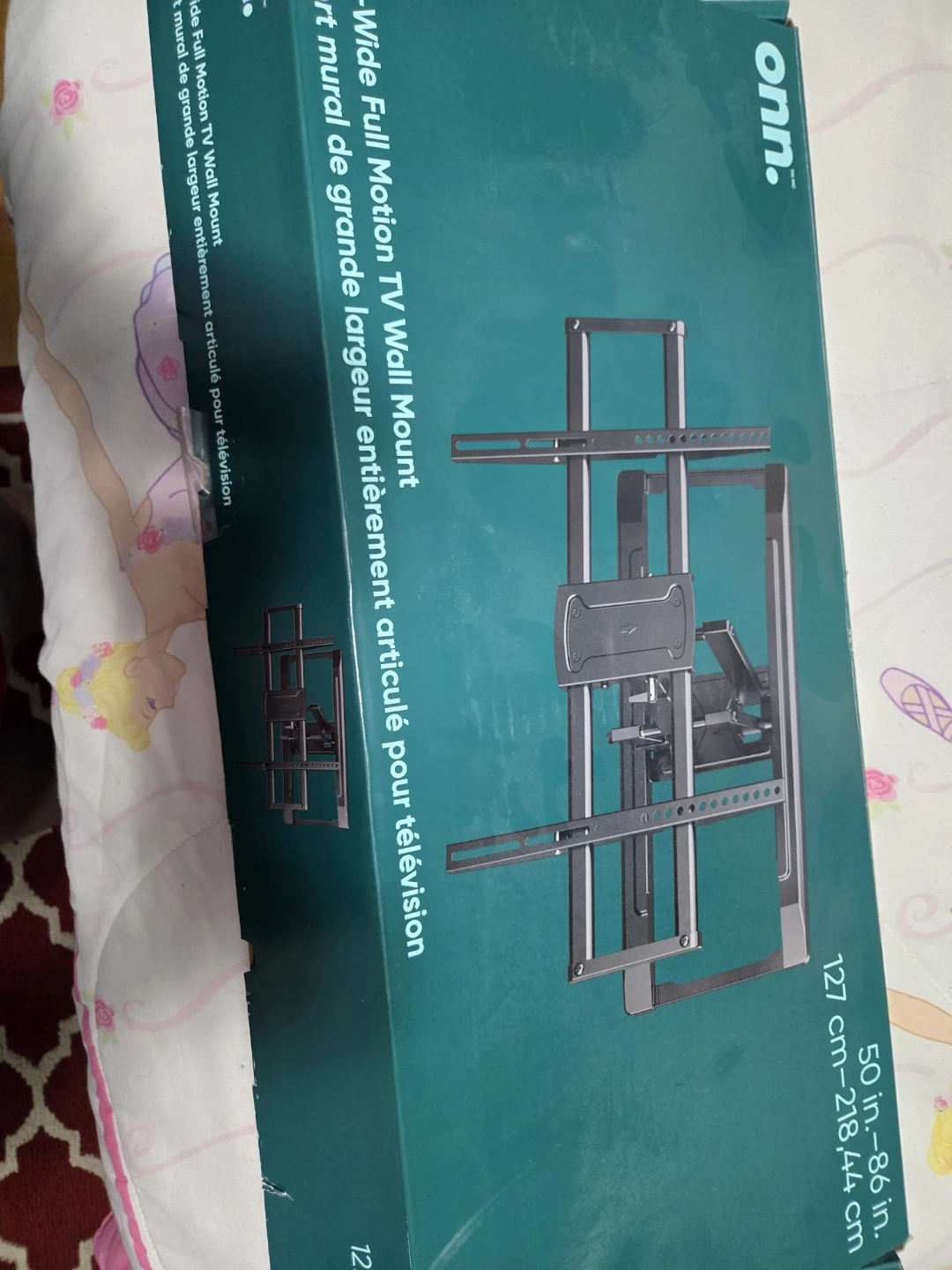 Onn. Full Motion TV Wall Mount