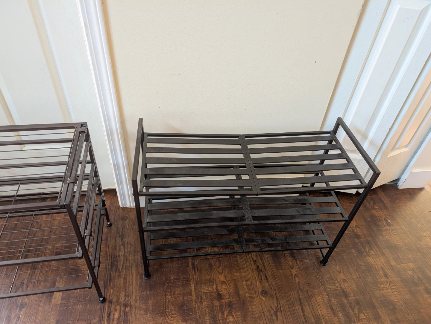 2-Tier Metal Shoe Rack