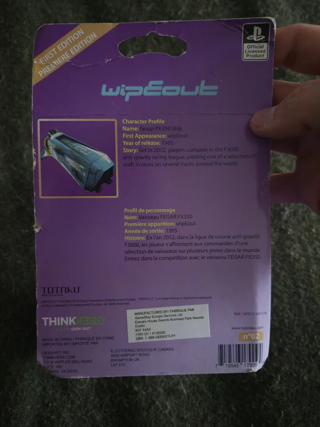 Wipeout Feisar FX350 Ship Toy - photo 2