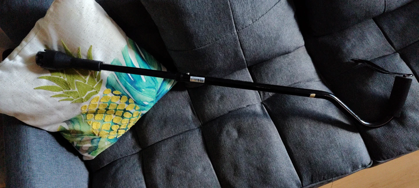 Black Adjustable Walking Cane - photo 2