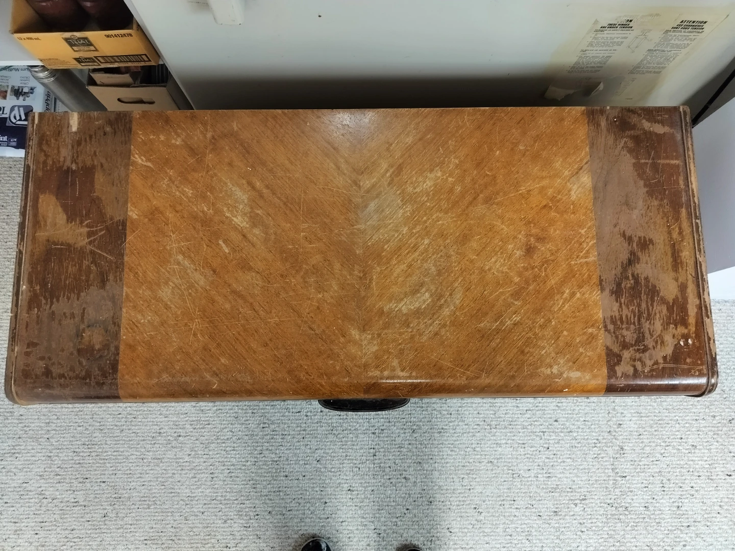 Vintage Cedar Lined Trunk. - photo 5