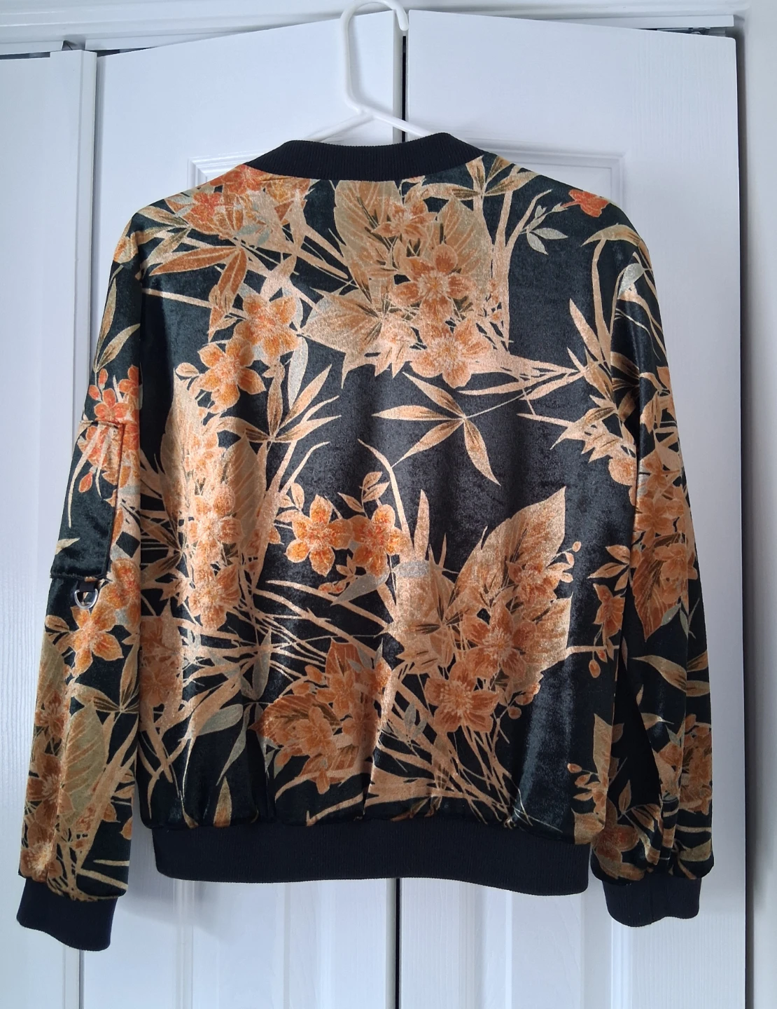 ZARA BASIC Bomber Jacket - Floral Print - photo 2