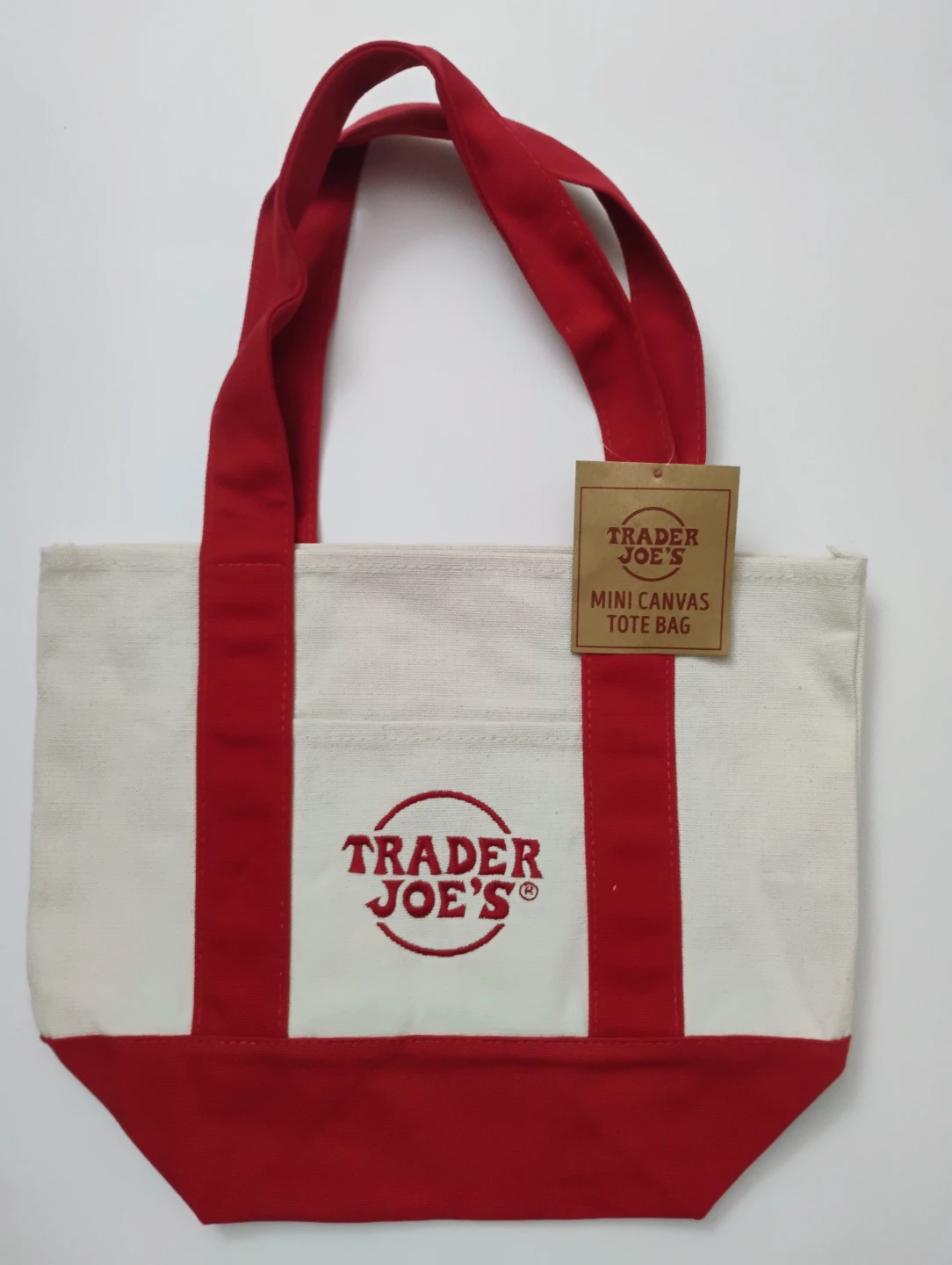Trader Joe's Mini Canvas Tote Bag - photo 4