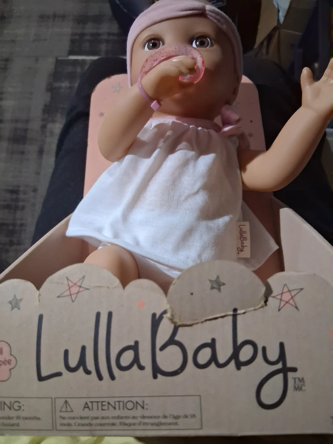 LullaBaby Doll with Pacifier and Headband - photo 2
