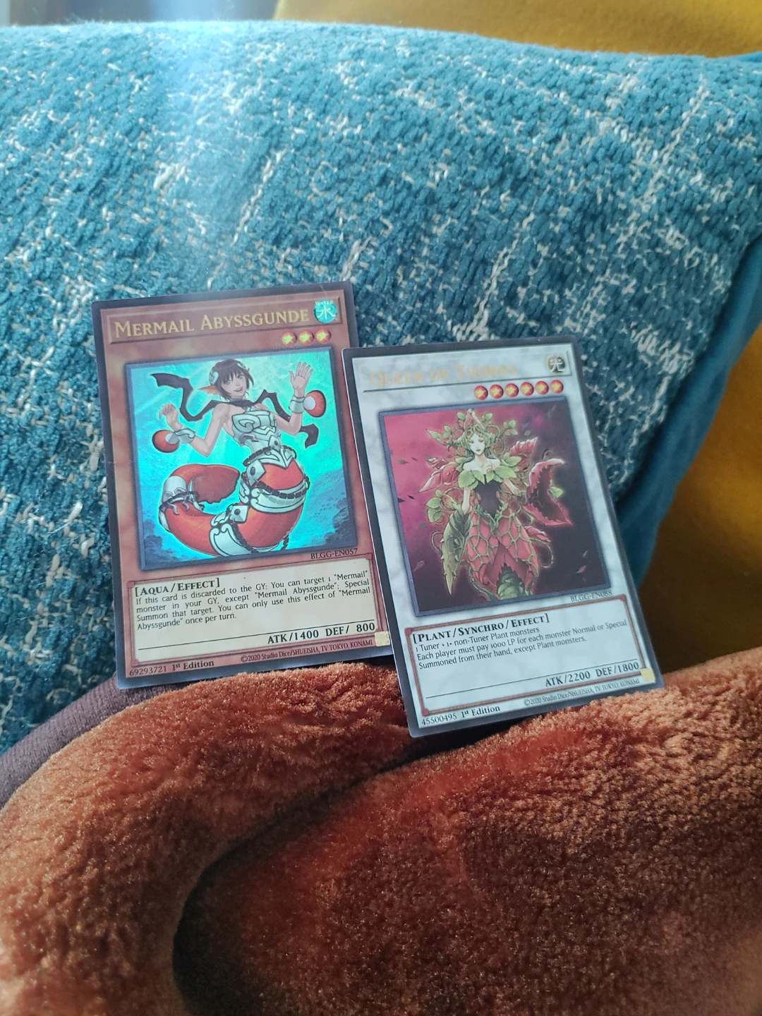 Yu-Gi-Oh! Mermail Abyssgunde & Naturia Barkion Cards