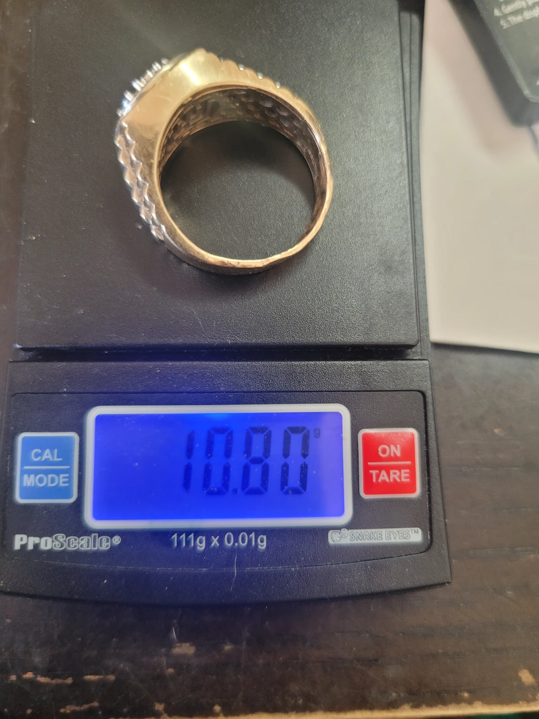 Diamond Cluster Rolex .25ct 10k Gold Ring