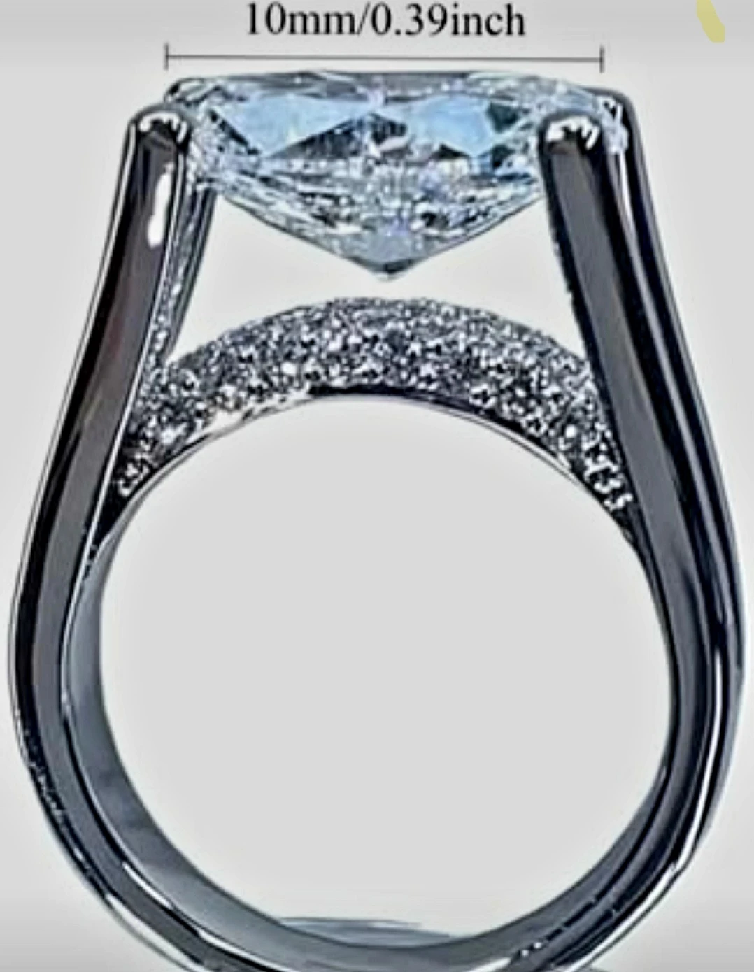 New Sparkly Cocktail Ring US SIZE 10 - photo 2