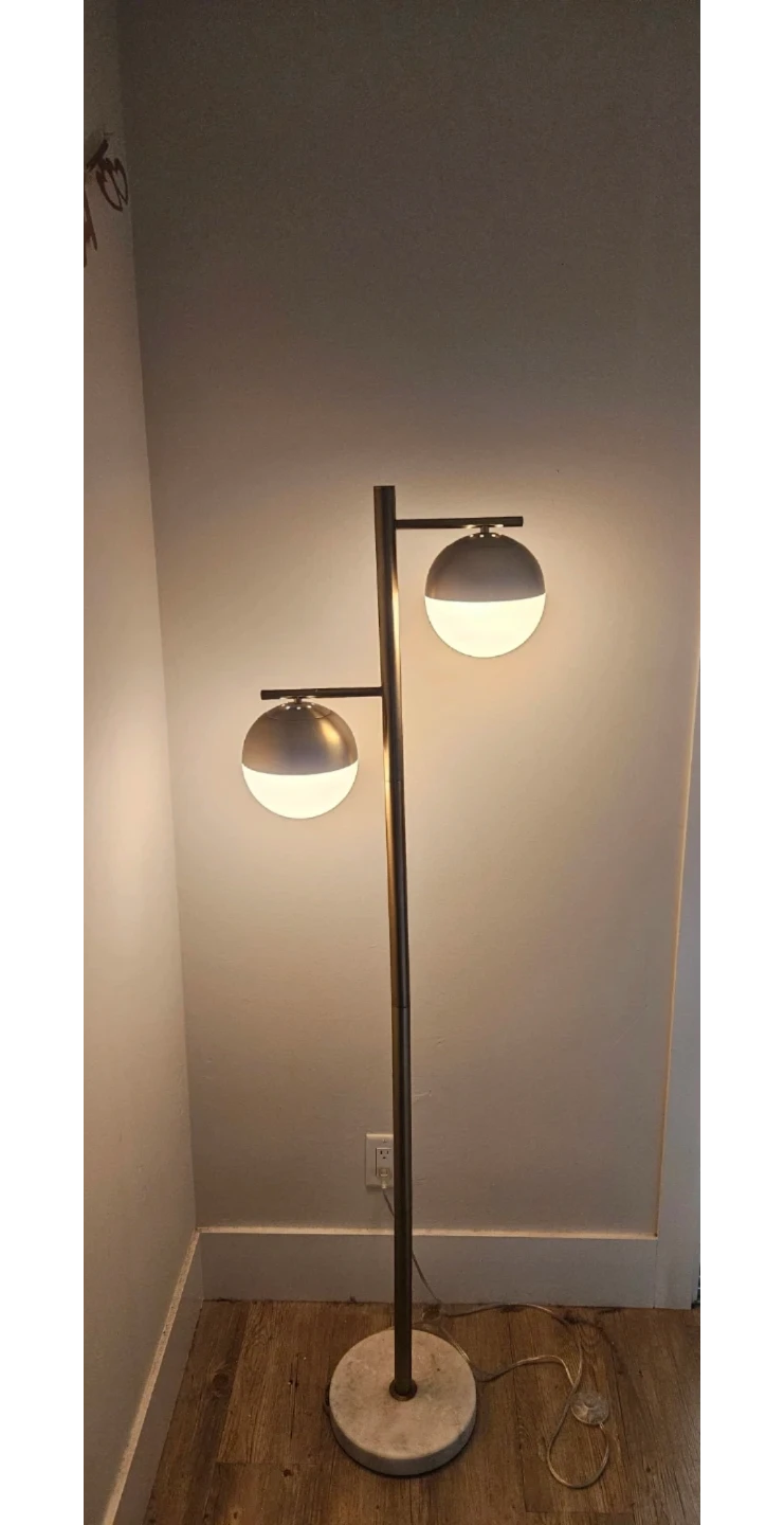 Floor Lamp with Two Globes - photo 2