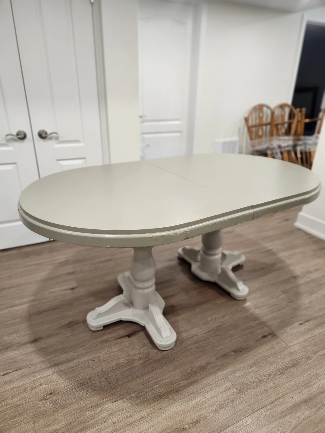 Solid Oak Dining Table with 4 Chairs - photo 2