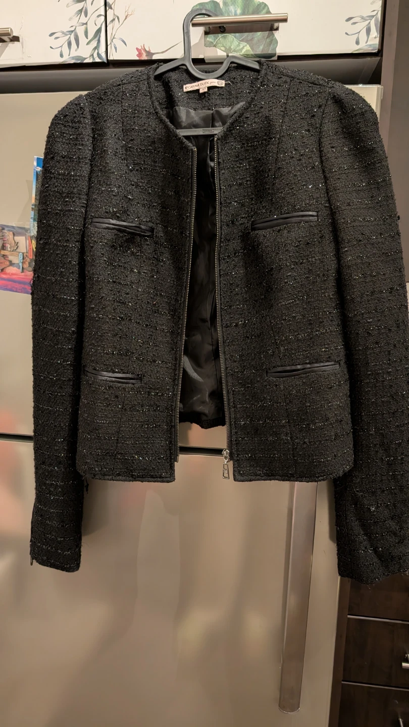 Black Blazer jacket Coat work formal casual party  wear - photo 3