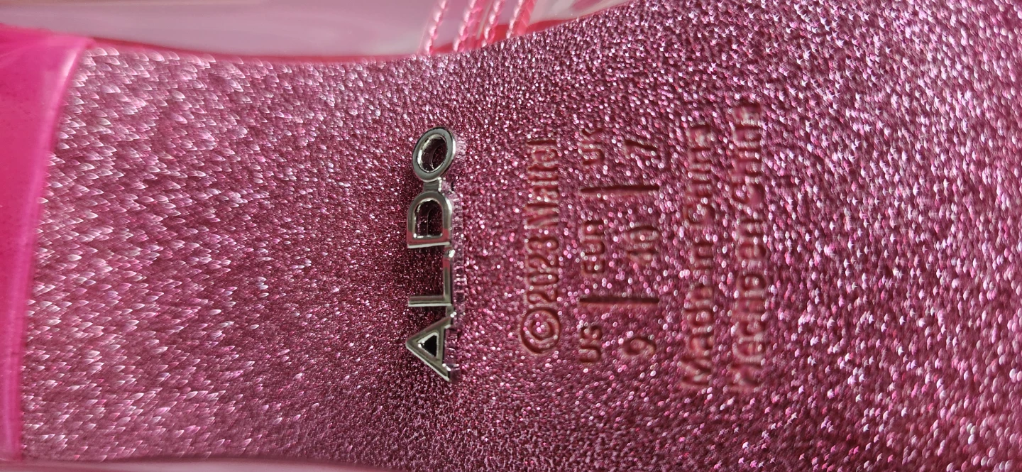 ALDO Pink Glitter Heart Heels - photo 4