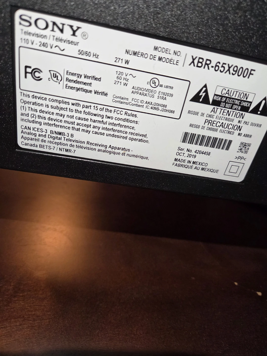 SONY 65" LED SMART TV, 120 HZ, EXCELLENT CONDITION - photo 5