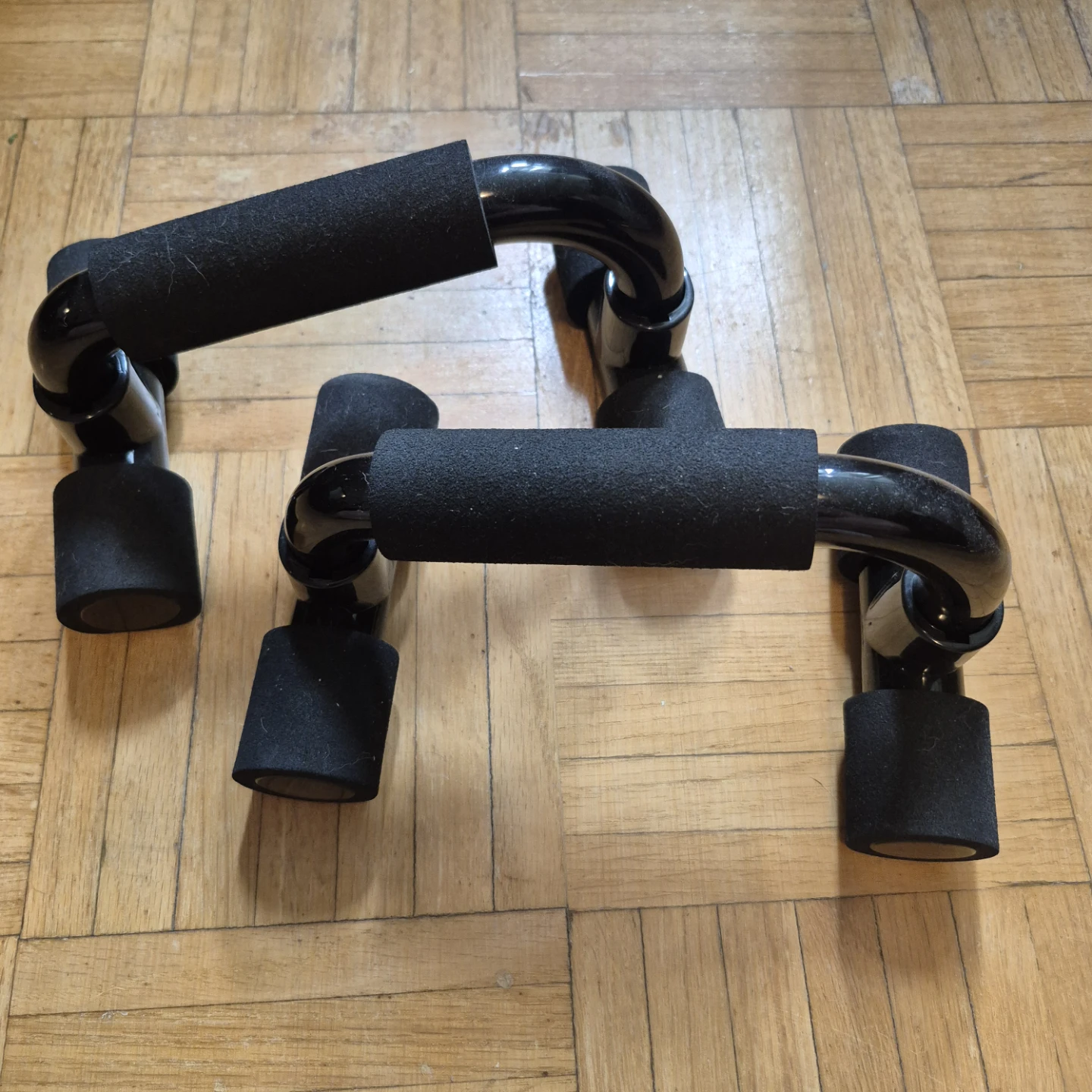 Black Push Up Bars
