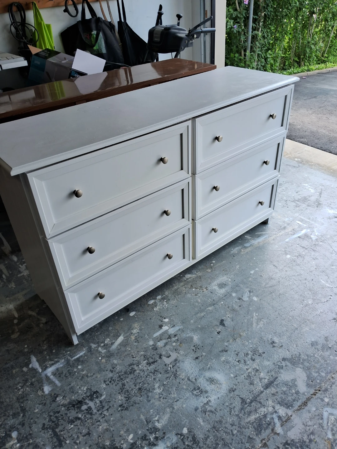 White 6-Drawer Dresser - photo 2