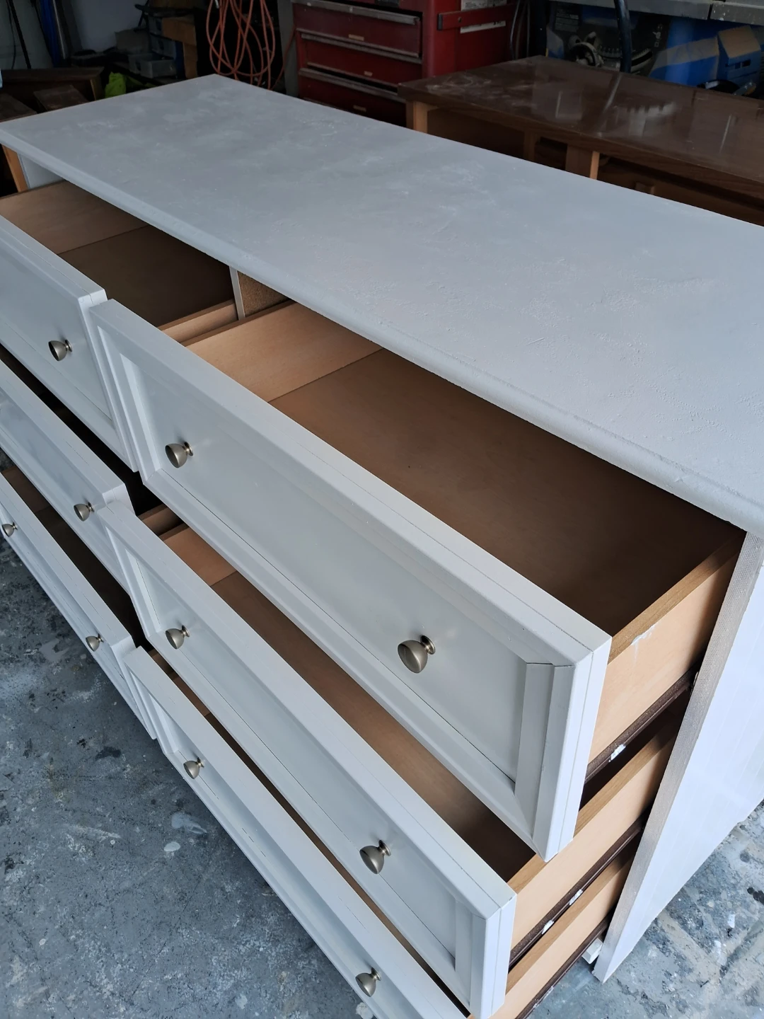 White 6-Drawer Dresser - photo 4