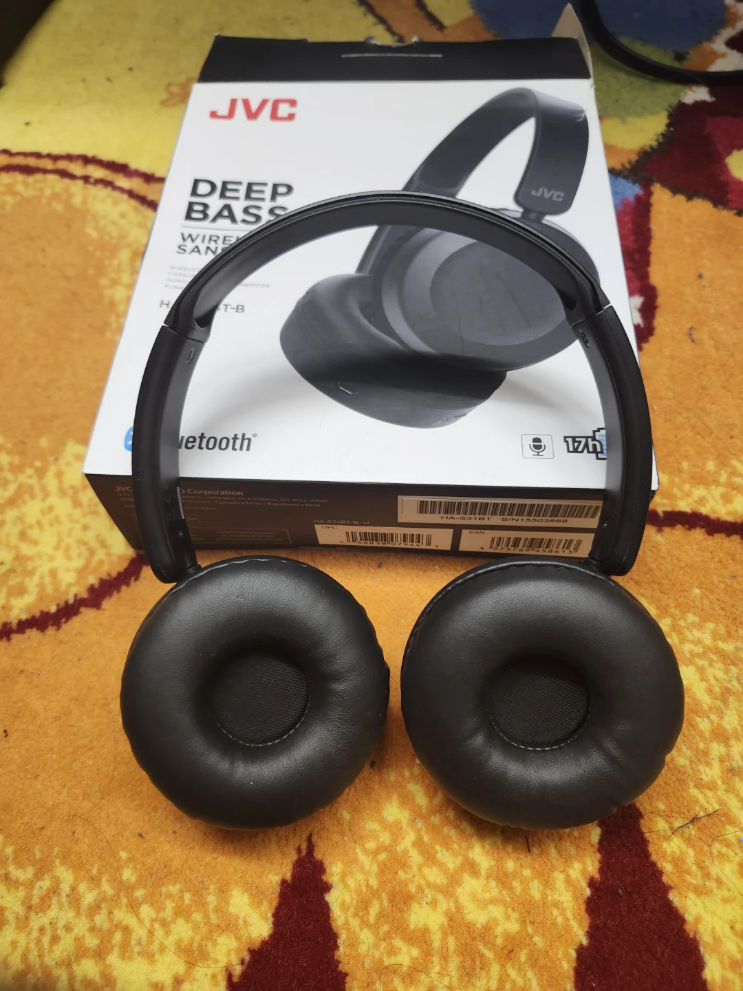 JVC HA-S31BT-B Deep Bass Wireless Headphones - photo 2