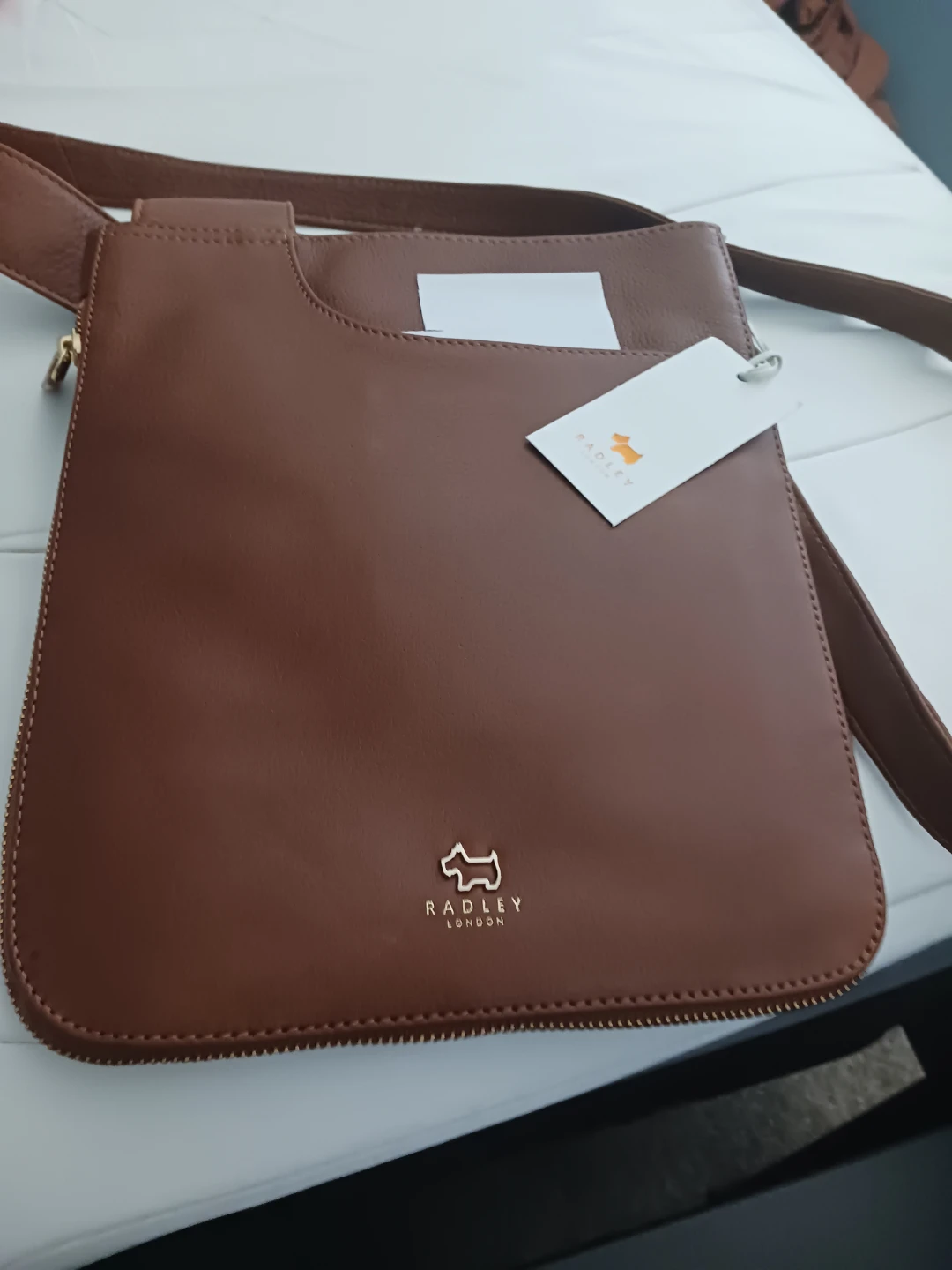 Radley London Brown Leather Crossbody Bag