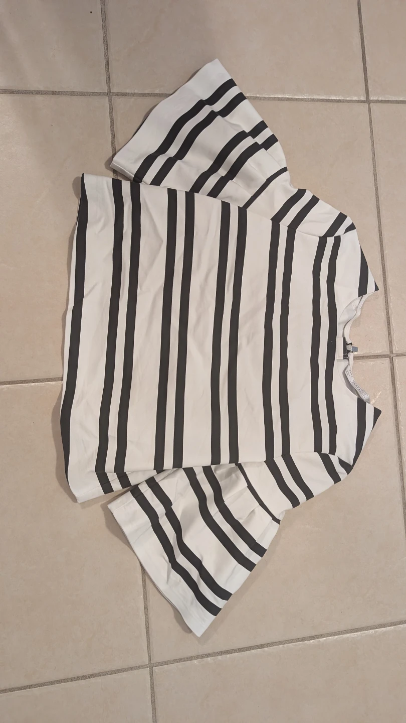 Zara trafaluc Women's  Striped Bell Sleeve Top - photo 2