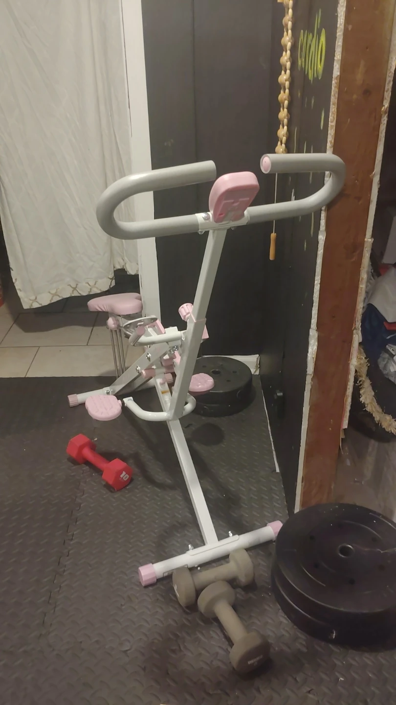 Sunny Health & Fitness Squat Assist Row-n-Ride Machine - photo 2