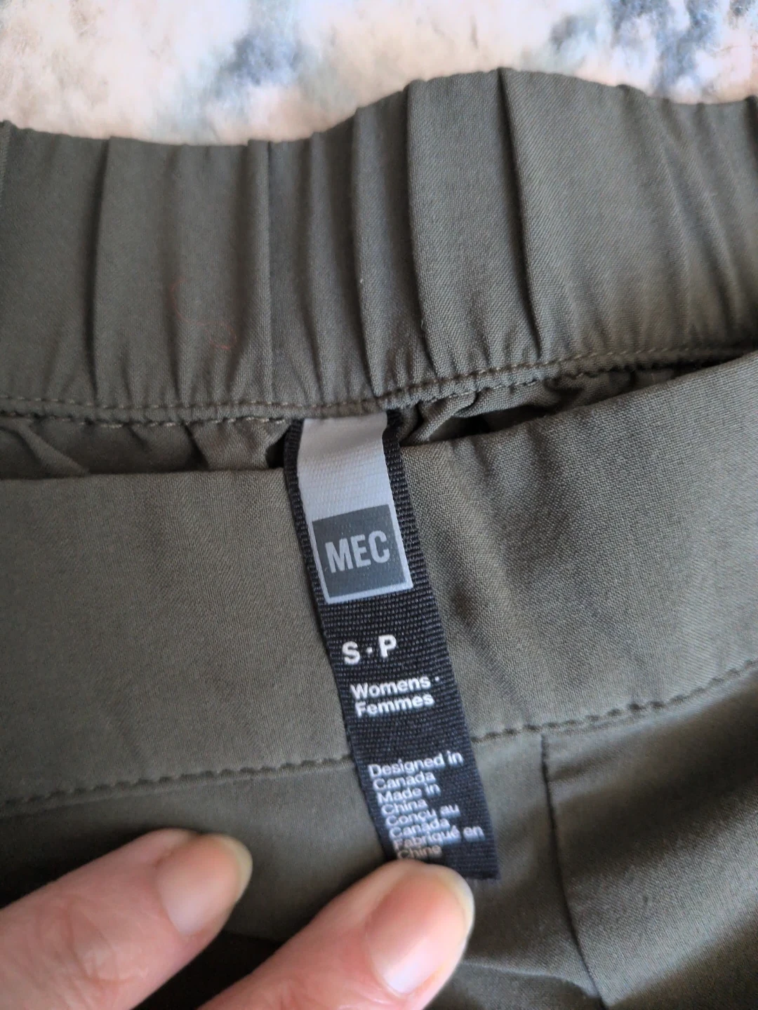 MEC Women's Pants Olive Green Size S - photo 2