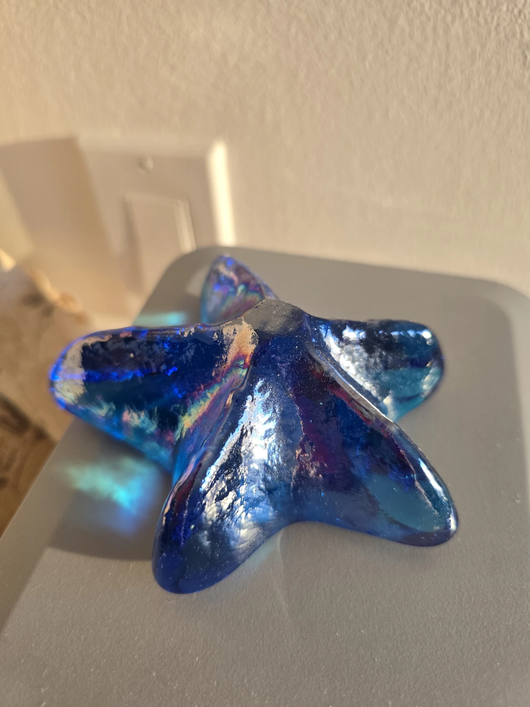 Blue Iridescent Starfish Figurine - photo 2