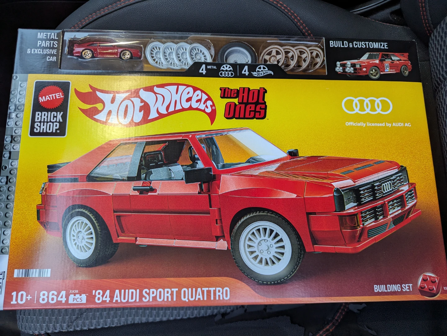 Hot Wheels The Hot Ones '84 Audi Sport Quattro Building Set