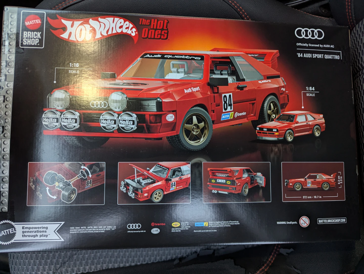 Hot Wheels The Hot Ones '84 Audi Sport Quattro Building Set - photo 2
