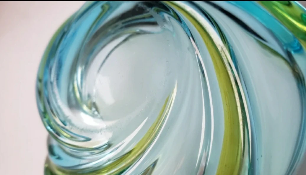 Vintage blue green dish - photo 3