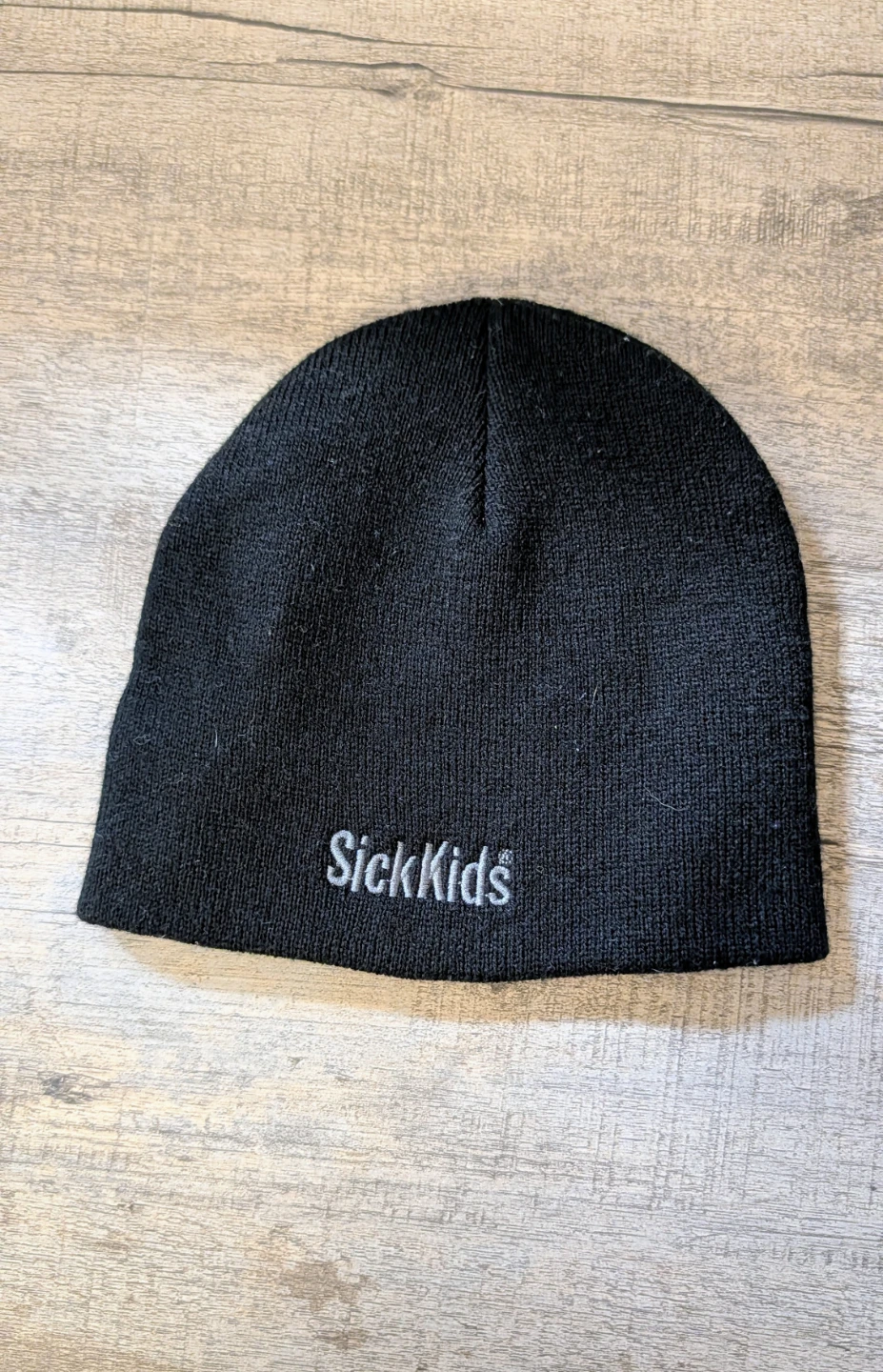 Black SickKids Beanie Hat