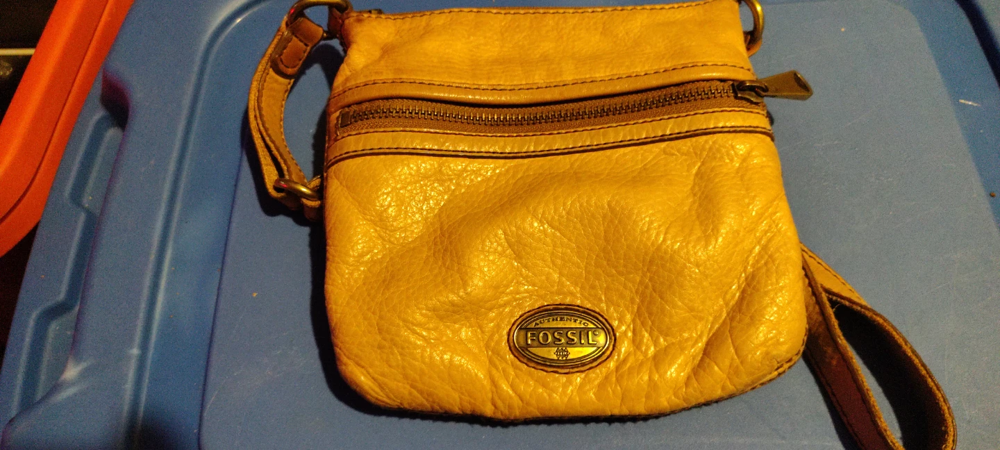 Fossil Leather Crossbody Bag - photo 2