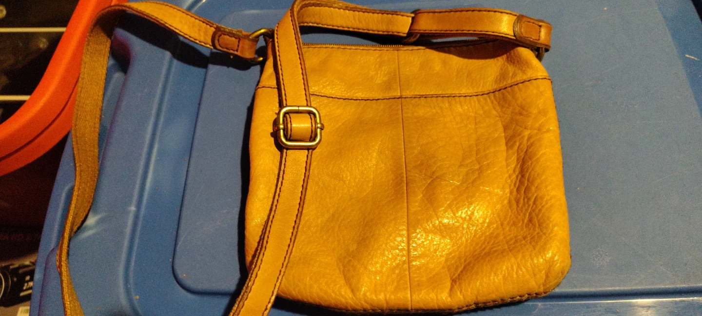 Fossil Leather Crossbody Bag - photo 3