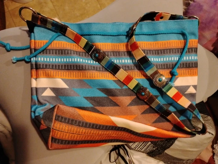 Tribal Print Hobo Bag