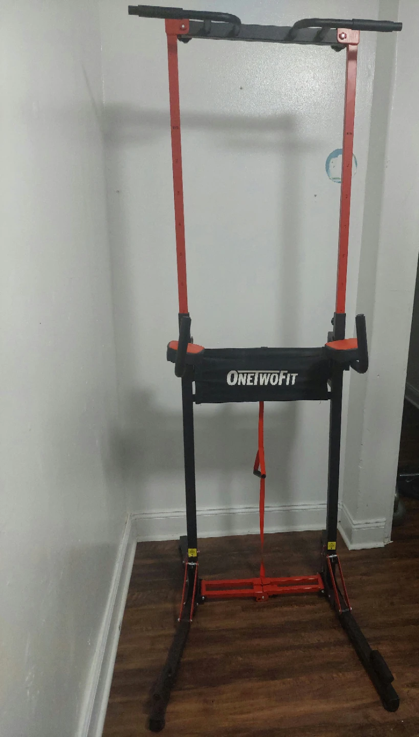 ONETWOFIT Foldable Power Tower Pull Up Bar $75 FIRM - photo 2