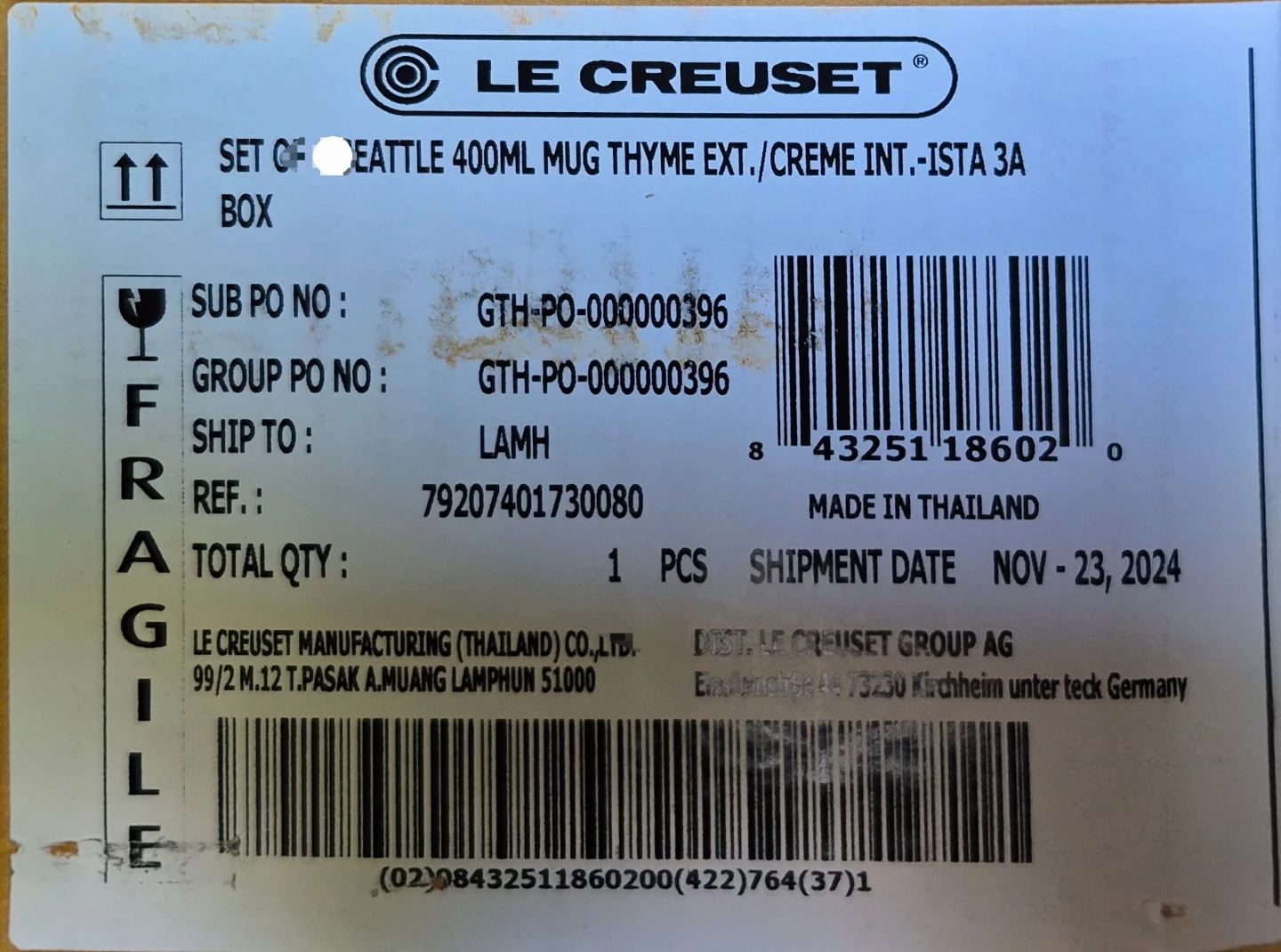 Le Creuset THYME Mug - photo 5