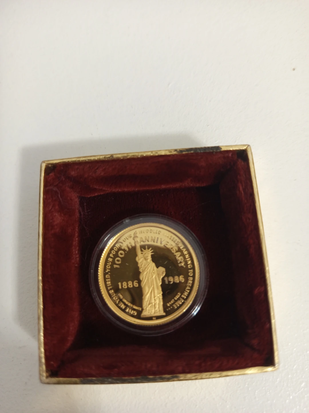 Miss Liberty 100th Anniversary Gold Piece